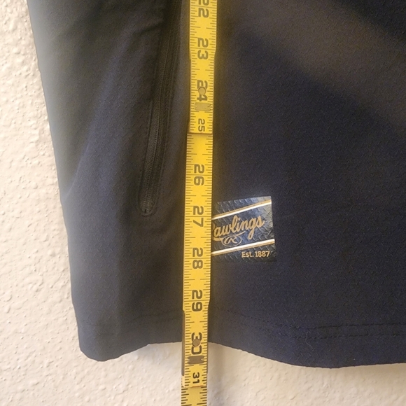 Rawlings Akron Rubberducks MiLB Baseball Quarter Zip Pullover Jacket Mens XL - Picture 10 of 11